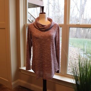Sonoma Cowlneck Knit Tunic Sweater Large